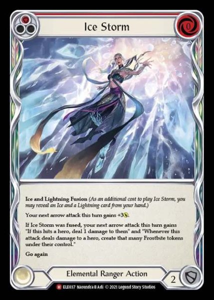 画像1: [Elemental Ranger] Ice Storm [1st-ELE037-M] (1)