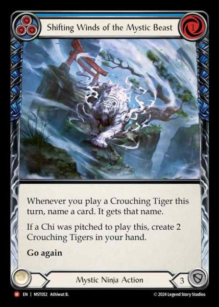 画像1: 【EN】 [Mystic Ninja] 神秘の獣の風変え/Shifting Winds of the Mystic Beast [MST052-M] (1)