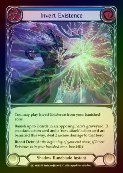 画像1: 【RF】[Shadow Runeblade] Invert Existence [UL-MON158-M] Rainbow Foil (1)