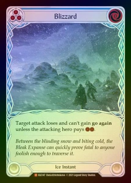 画像1: 【RF】[Ice] Blizzard [1st-ELE147-M] Rainbow Foil (1)