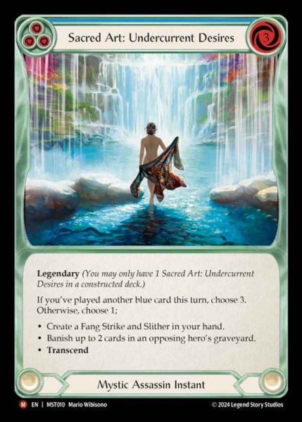 画像1: 【EN】 [Mystic Assassin] 聖なる技：暗流の欲望/Sacred Art: Undercurrent Desires [MST010-M] (1)