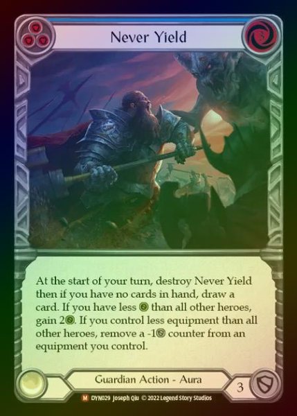 画像1: 【RF】[Guardian] Never Yield [DYN029-M] Rainbow Foil (1)