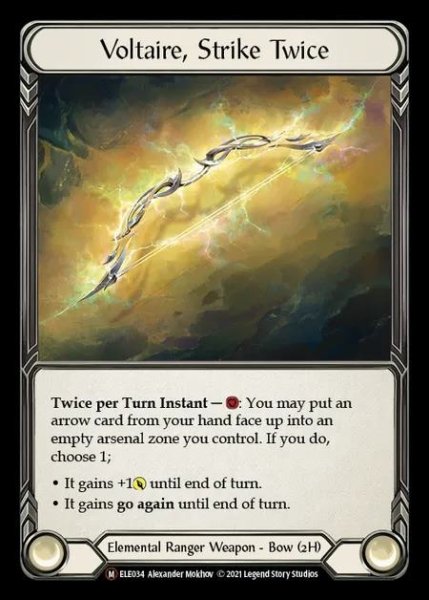 画像1: [Elemental Ranger] Voltaire, Strike Twice [UL-ELE034-M] (1)