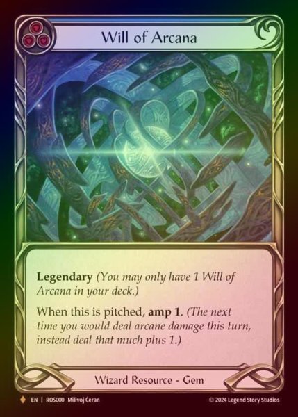 画像1: 【RF】【EN】[Wizard] 秘奥の意思/Will of Arcana [ROS000-F] (1)