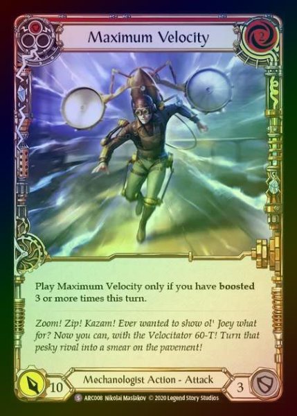 画像1: 【RF】[Mechanologist] Maximum Velocity [UL-ARC008-S] Rainbow Foil (1)
