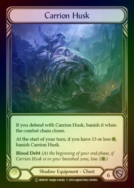 画像1: 【RF】[Shadow] Carrion Husk [UL-MON187-L] Rainbow Foil (1)