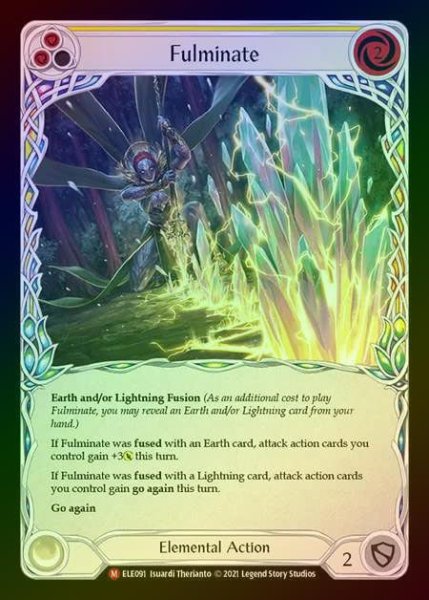 画像1: 【RF】[Elemental] Fulminate [1st-ELE091-M] Rainbow Foil (1)