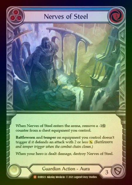 画像1: 【RF】[Guardian] Nerves of Steel [EVR023-M] Rainbow Foil (1)