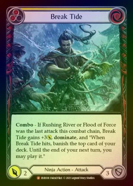 画像1: 【RF】[Ninja] Break Tide [EVR038-M] Rainbow Foil (1)