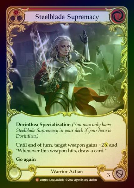 画像1: 【RF】[Warrior] Steelblade Supremacy [U-WTR119-M] Rainbow Foil (1)