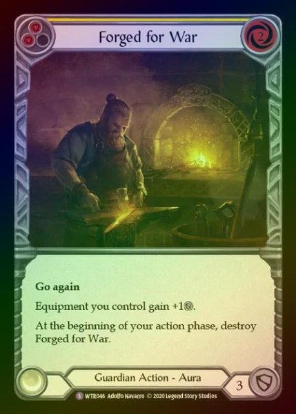画像1: 【RF】[Guardian] Forged for War [U-WTR046-S] Rainbow Foil (1)