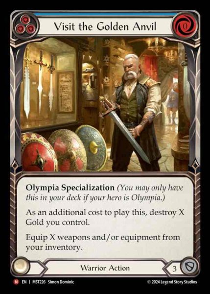 画像1: 【EN】 [Warrior] 黄金の金床の訪問/Visit the Golden Anvil [MST226-M] (1)