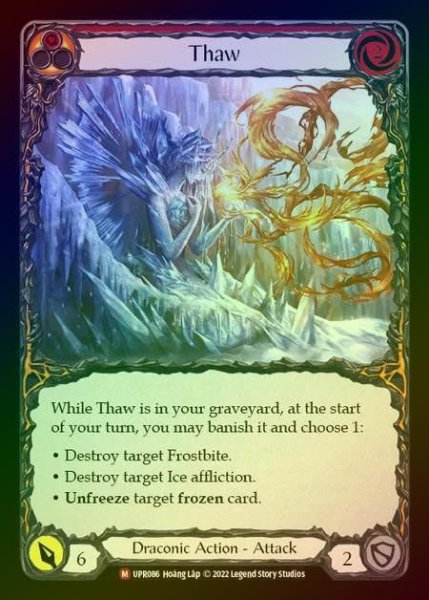画像1: 【RF】[Draconic] Thaw [UPR086-M] Rainbow Foil (1)