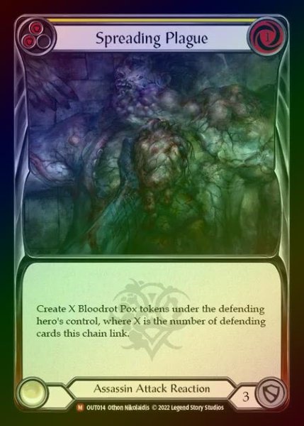 画像1: 【RF】[Assassin] Spreading Plague [OUT014-M] Rainbow Foil (1)