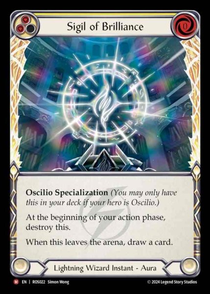 画像1: 【EN】[Lightning Wizard] 光輝の印/Sigil of Brilliance [ROS022-M] (1)