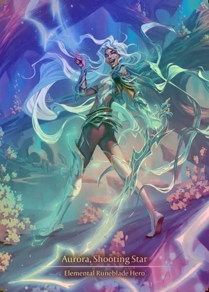 画像1: 【CF】【EN】[Elemental Runeblade] 流星のアウローラ/Aurora, Shooting Star [ROS007-Marvel] (1)