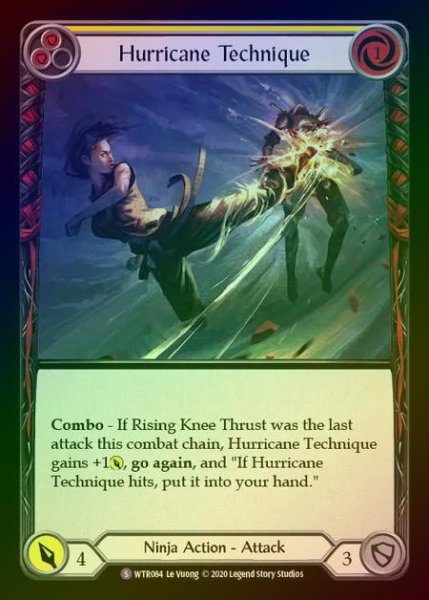 画像1: 【RF】[Ninja] Hurricane Technique [U-WTR084-S] Rainbow Foil (1)