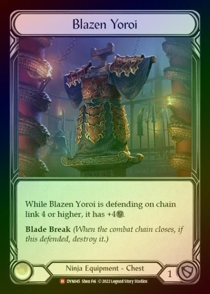 画像1: 【RF】[Ninja] Blazen Yoroi [DYN045-M] Rainbow Foil (1)