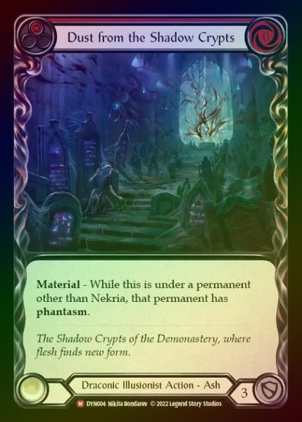 画像1: 【RF】[Draconic] Dust from the Shadow Crypts [DYN004-M] Rainbow Foil (1)
