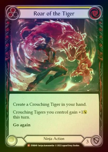 画像1: 【RF】[Ninja] Roar of the Tiger [DYN049-M] Rainbow Foil (1)