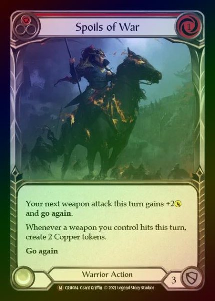 画像1: 【RF】[Warrior] Spoils of War [UL-CRU084-M] Rainbow Foil (1)