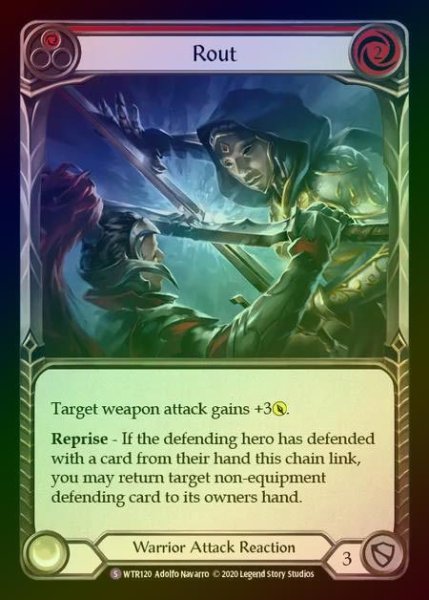 画像1: 【RF】[Warrior] Rout [U-WTR120-S] Rainbow Foil (1)