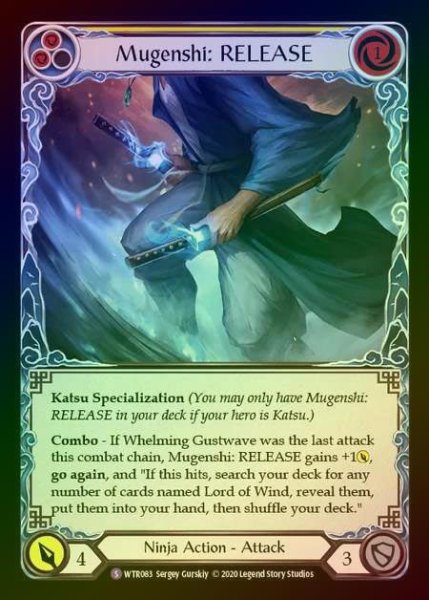 画像1: 【RF】[Ninja] Mugenshi: RELEASE [U-WTR083-S] Rainbow Foil (1)