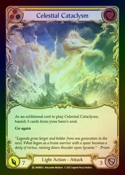 画像1: 【RF】[Light] Celestial Cataclysm [UL-MON062-M] Rainbow Foil (1)