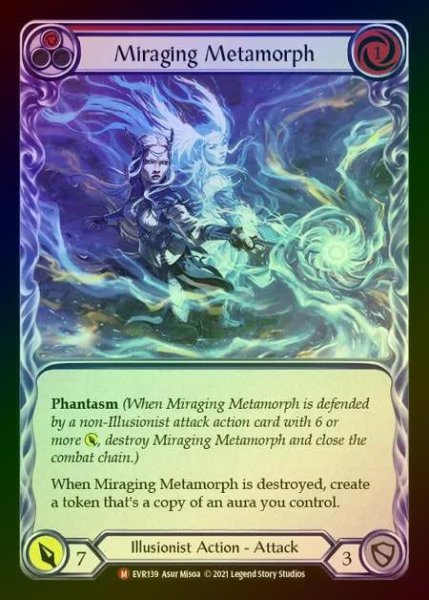 画像1: 【RF】[Illusionist] Miraging Metamorph [EVR139-M] Rainbow Foil (1)