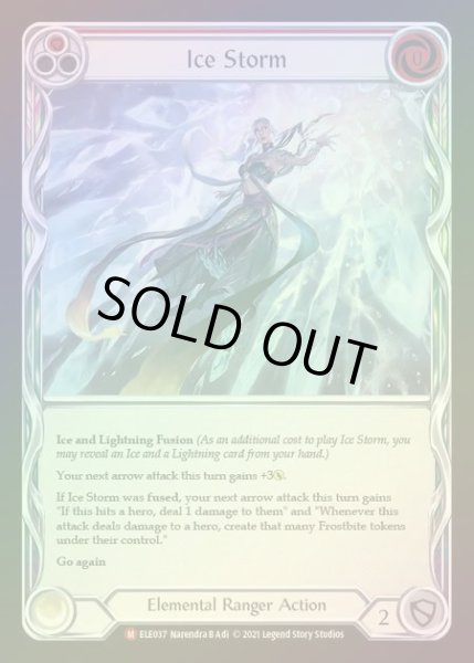 画像1: 【RF】[Elemental Ranger] Ice Storm [1st-ELE037-M] Rainbow Foil (1)