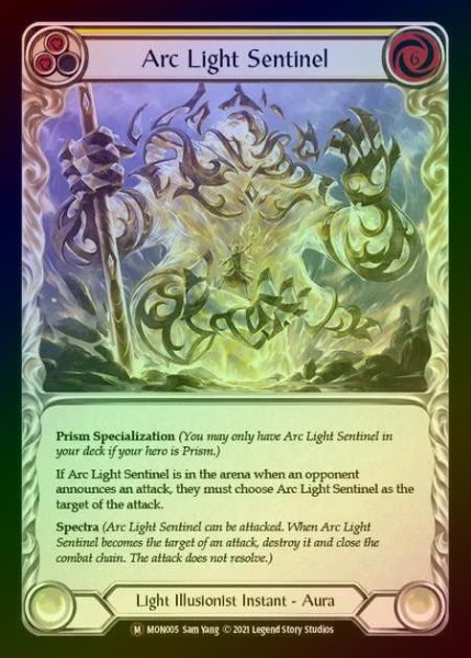 画像1: 【RF】[Light Illusionist] Arc Light Sentinel [UL-MON005-M] Rainbow Foil (1)