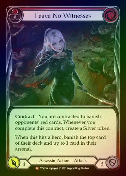 画像1: 【RF】[Assassin] Leave No Witnesses [DYN120-M] Rainbow Foil (1)