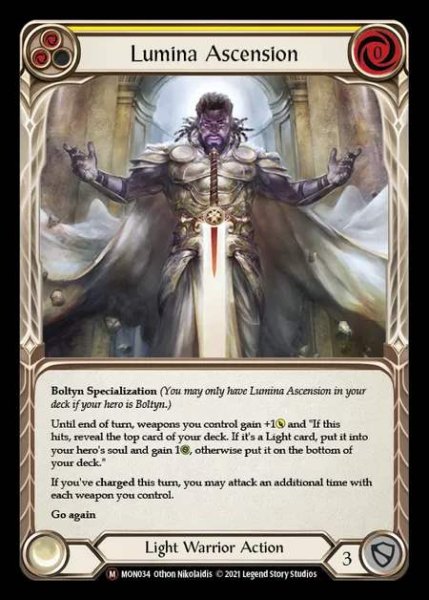 画像1: [Light Warrior] Lumina Ascension [UL-MON034-M] (1)