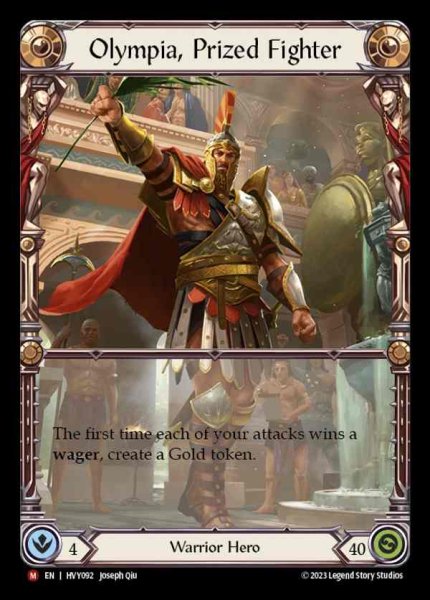 画像1: 【EN】[Warrior] 至宝の勇士、オリンピア/Olympia, Prized Fighter [HVY092-M] (1)