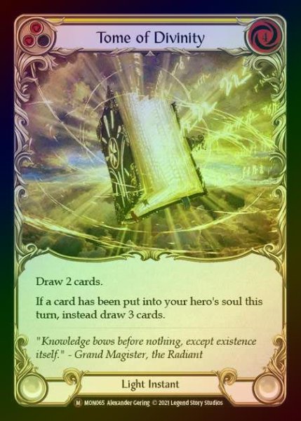 画像1: 【RF】[Light] Tome of Divinity [UL-MON065-M] Rainbow Foil (1)