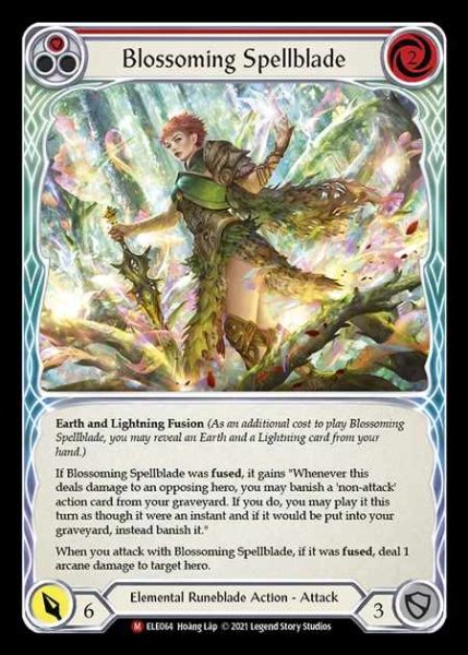 画像1: [Elemental Runeblade] Blossoming Spellblade [1st-ELE064-M] (1)