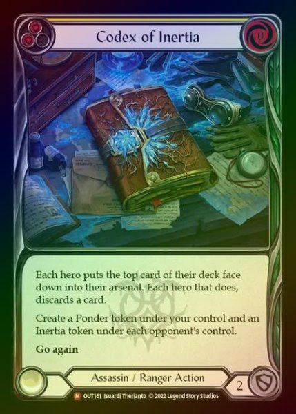 画像1: 【RF】[Assassin Ranger] Codex of Inertia [OUT161-M] Rainbow Foil (1)