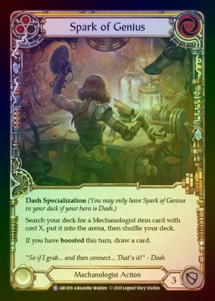 画像1: 【RF】[Mechanologist] Spark of Genius [UL-ARC009-S] Rainbow Foil (1)