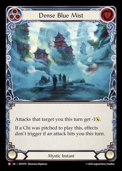 画像1: 【EN】 [Mystic] 濃い青の霞/Dense Blue Mist [MST079-M] (1)