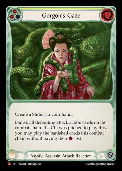画像1: 【EN】 [Mystic Assassin] ゴルゴンの視線/Gorgon's Gaze [MST008-M] (1)