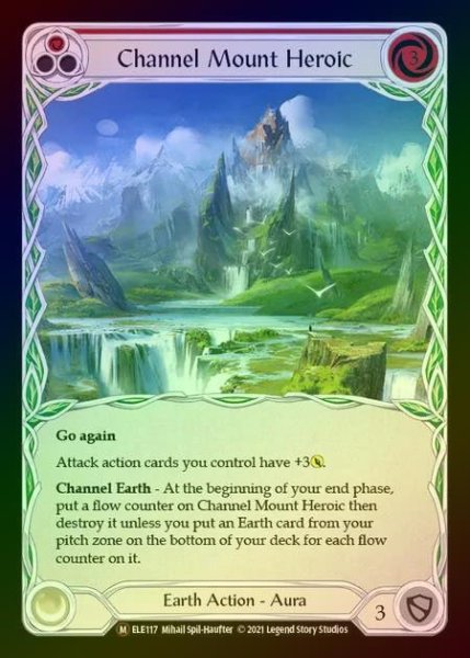 画像1: 【RF】[Earth] Channel Mount Heroic [UL-ELE117-M] Rainbow Foil (1)