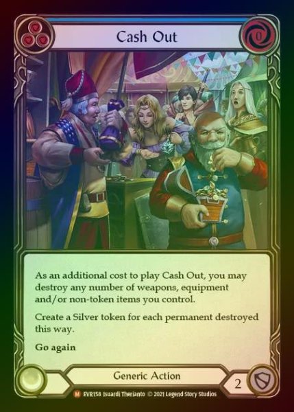 画像1: 【RF】[Generic] Cash Out [EVR158-M] Rainbow Foil (1)
