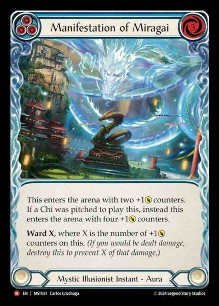 画像1: 【EN】 [Mystic Illusionist] ミラガイの顕現/Manifestation of Miragai [MST031-M] (1)