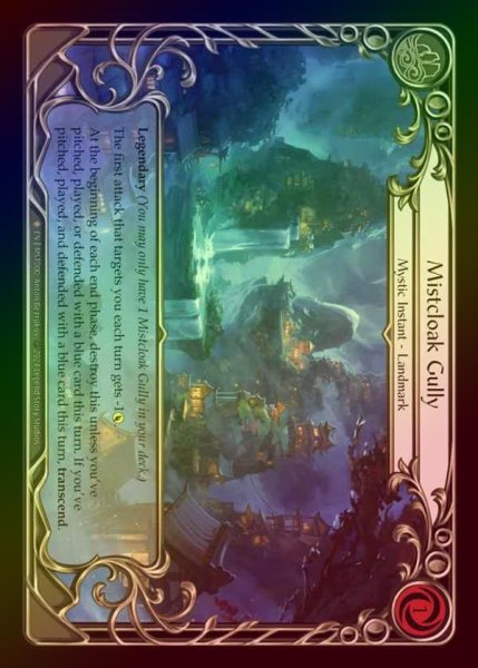 画像1: 【CF】【JP】 [Mystic] 霧覆いの窪地/Mistcloak Gully [MST000-F] (1)
