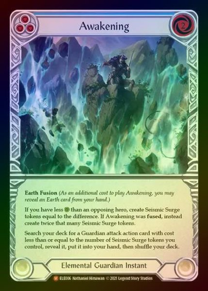画像1: 【RF】[Elemental Guardian] Awakening [1st-ELE006-M] Rainbow Foil (1)