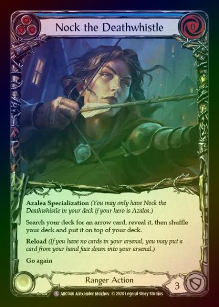 画像1: 【RF】[Ranger] Nock the Deathwhistle [UL-ARC046-S] Rainbow Foil (1)
