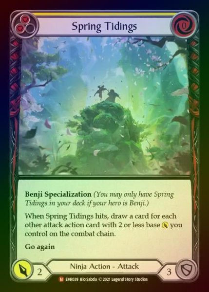 画像1: 【RF】[Ninja] Spring Tidings [EVR039-M] Rainbow Foil (1)