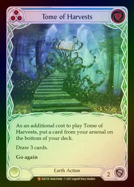 画像1: 【RF】[Earth] Tome of Harvests [1st-ELE118-M] Rainbow Foil (1)