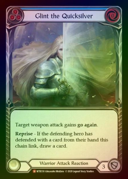 画像1: 【RF】[Warrior] Glint the Quicksilver [U-WTR118-M] Rainbow Foil (1)