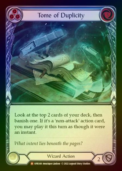 画像1: 【RF】[Wizard] Tome of Duplicity [UPR168-M] Rainbow Foil (1)